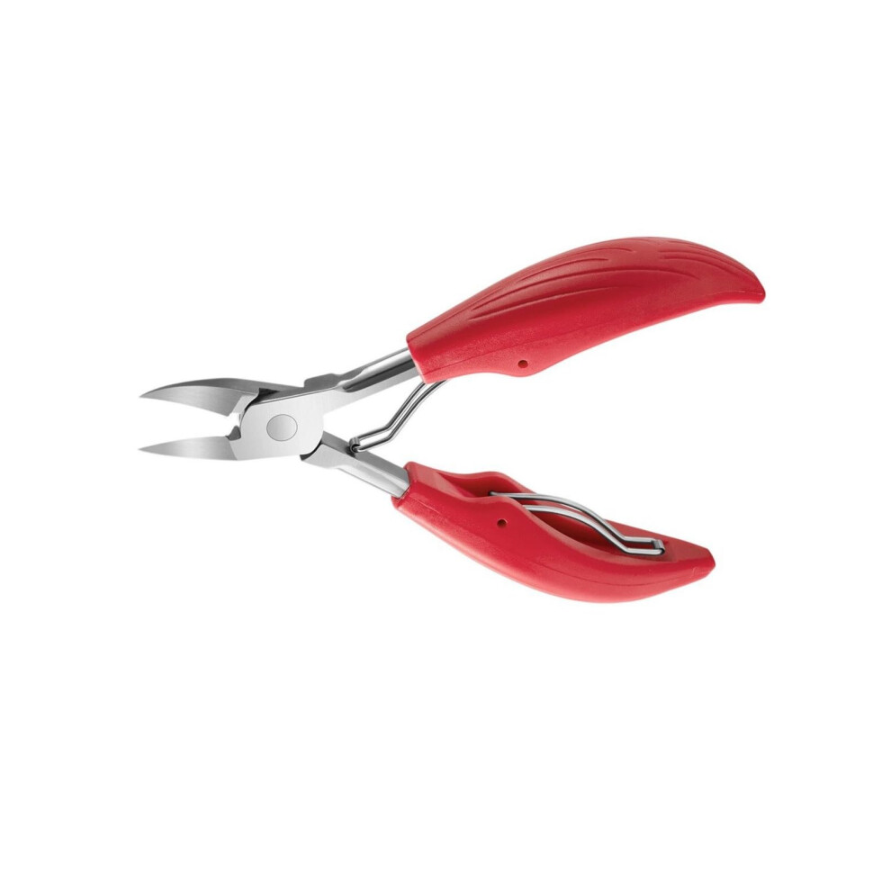 Ergonomic Curved Jaw Toenail Clippers Stainless Steel with Precision Cutting Edge and Cuticle Nipper