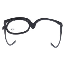 Magnifying Makeup Reading Glasses with Rotating Lens, Universal Presbyopic Glasses Flip-up Lens Make up Glasses for Women, Lightweight Full Frame