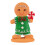 Gingerman hars ornament voor tafelblad plank-L Jongenslolly 1