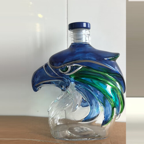 (Eagle head; style eight, Eagle head) High Borosilicate Whiskey Glass Bottle