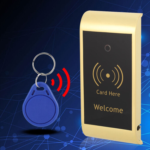 Ασφαλής κρυφή κλειδαριά συρταριού RFID, εύκολη εγκατάσταση DIY με κράμα και 1