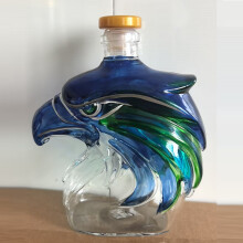 (Eagle head; style two, Eagle head) High Borosilicate Whiskey Glass Bottle