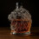 (Lion head black cover) Skull Whiskey Bottle 1