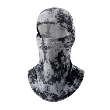 Maschera protettiva UV in tessuto leggero ed elastico con protezione solare UPF50+ per escursionismo, pesca, ciclismo e sport.