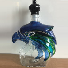 (Eagle head; style three, Eagle head) High Borosilicate Whiskey Glass Bottle