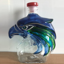 (Eagle head; style one, Eagle head) High Borosilicate Whiskey Glass Bottle