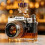 (Sony crown) Camera type glass bottle new design whiskey bottle 1
