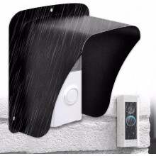 Regenhoes voor de deurbel, waterdichte zonwering, universeel compatibel met videodeurbellen voor buiten, anti-verblindingshoes, gemaakt van