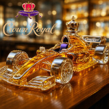 (Racing crown) Interesting Racing Car Shape High Borosilicate Glass Wine Bottle Whiskey Bottle Decanter