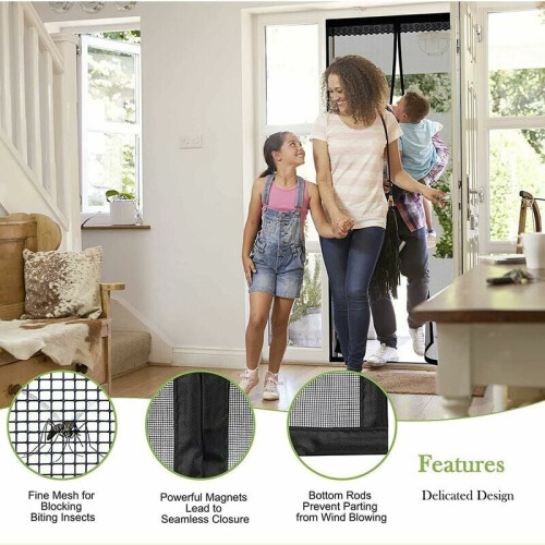 Σήτα από ενισχυμένο fiberglass με μαγνητικό κλείσιμο, βαρέως τύπου, φιλική προς τα 2