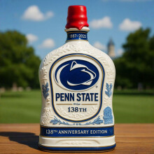 (Red lid) New Penny Lion Bottle Series Whiskey Bottles