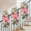 Artificial Hanging Plant Christmas Wreath-red wall hanging 5