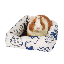 Gerbil Cushion Soft Bed Rodents Cushion Suitable-white cat L