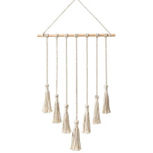 Boho vægdekoration til hjemmet, hængende fotodisplay med klips, romantisk vævekunst, personlig fotodisplay til soveværelse, kollegieværelse,
