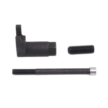 Outil d'extraction d'injecteurs compatible avec les moteurs diesel Ford Powerstroke. Conception unique, démontage facile, acier traité
