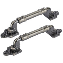 Puxador retrô para porta de celeiro, ampla aplicação para uso interno e externo, design ergonômico que garante uma pegada confortável,