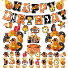 Basketball Party Supplies Set Decorative Festival Banners