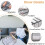 Drawer Storage Organizer, foldable Drawer Storage Mesh Compartment Box home Storage Artifact, Washable Wardrobe Clothes Organizer with Multiple Compar 5