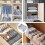 Drawer Storage Organizer, foldable Drawer Storage Mesh Compartment Box home Storage Artifact, Washable Wardrobe Clothes Organizer with Multiple Compar 4