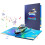 Delicate Musical Birthday Greeting Card-deep blue cruise 1