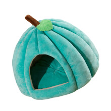 Pet Bed with Detachable Cushion Soft Handle Beautiful-Blue