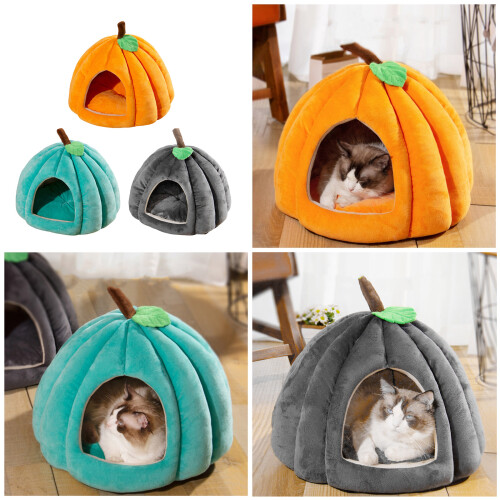 Pet Bed with Detachable Cushion Soft Handle Beautiful-Blue 2