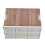 Multi Function Box Foldable Storage Box Waterproof Wooden Cover Plastic Folding Box, Large Car Backup Storage Box Sturdy Handle Glossy Surface for Hom 4