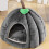Pet Bed with Detachable Cushion Soft Handle Beautiful-Blue 4