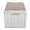 Multi Function Box Foldable Storage Box Waterproof Wooden Cover Plastic Folding Box, Large Car Backup Storage Box Sturdy Handle Glossy Surface for Hom 7