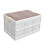 Multi Function Box Foldable Storage Box Waterproof Wooden Cover Plastic Folding Box, Large Car Backup Storage Box Sturdy Handle Glossy Surface for Hom 5
