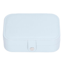 Organizator de bijuterii de călătorie, carcasă din piele ideală pentru cadouri, colier, cercei, inele, brățări, accesorii de păr, multe
