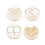4Pcs Love Heart Seal Stamp for Embellishment-Combination three 1