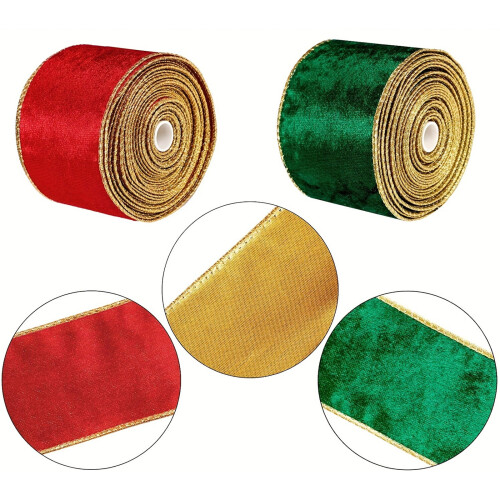 Effective Christmas Gift Wrapping Ribbons Charm in-Green 1