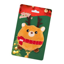 Santa Pet Softable Chew Toy Kittens Exercise Toy-Christmas elk
