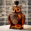 Cute Creative Glass Wine Bottle Owl Whiskey Bottle 4