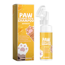 Dog Paws Cleaner Not Rinse Foam with Silicones Brush Safe for
