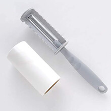 Adhesive Lint Cleaner for Fabric, Pet Hair, and Carpet Debris, 60 Sheets Per Roll