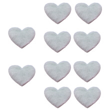 Bangs Hair Clip Plush Heart Hair Barrettes-light green