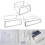 Square Stitching Clip Frame Double Layer Embroidery Clip-S 7