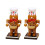Durable Wood Nutcrackers Ornament Holiday Themed-cookie man 1