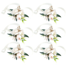 Handmade Silk Flower Wrist Corsage Decoration for-Asaka Gyo