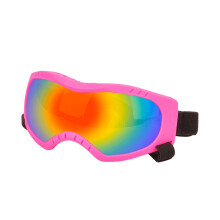 Windproof Pet Sunglasses Suitable for Medium Large-pink red