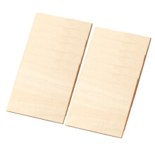 12PCS Basswood Sheets Square Board Unfinished Wood Slices-30cm