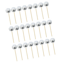 24Pcs Sphere Cake Decorations for Event Planners Mirror-4CM