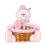Stylish Candy Container Bamboos Christmas Baskets for-snowman 1