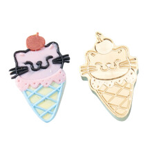 Cats Wax Seal Stamp Brass Head Cats Ice Cream-Cream cute cat