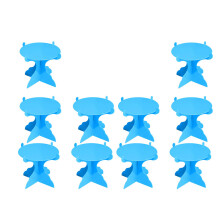 10pcs Dessert Holders for Cupcake Portable for Home and-Blue