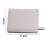 Λεπτό πορτοφόλι καρτών, διπλό πτυσσόμενο σχέδιο με μεταλλικό φερμουάρ για 2