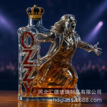(Oz Purple Crown) Scream Of Oz Whiskey Bottle Character Decanter