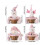 Stylish Candy Container Bamboos Christmas Baskets for-snowman 4